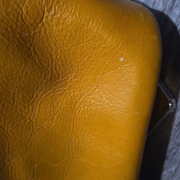 DIVINA FIRENZE ITALIAN Orange LEATHER CROSSBODY SHOULDER HANDBAG - Picture 7 of 15